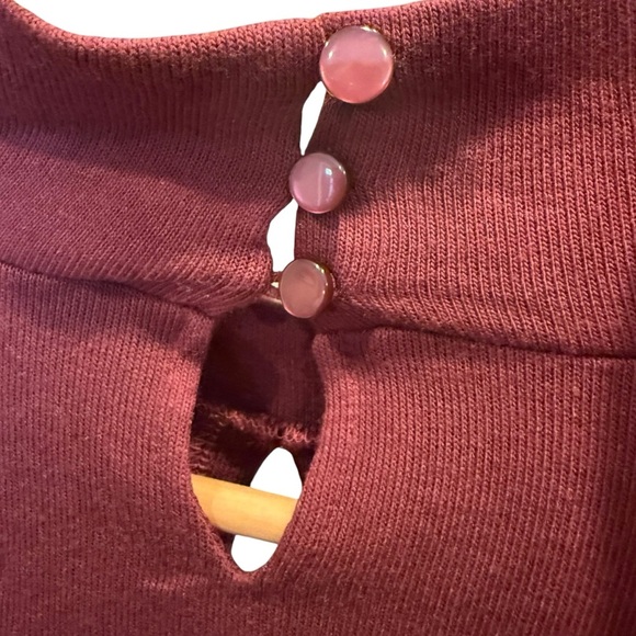 Brea Canyon Women's Roza Long Sleeve Blouse Keyhole Front Knit Shirt Sz XXL - Picture 4 of 11